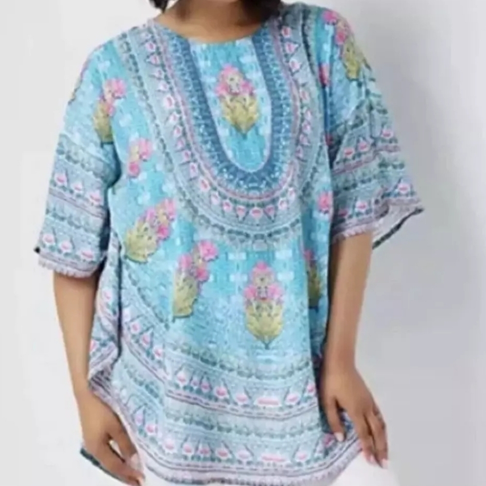 Tolani Collection Narissa Floral Printed Top